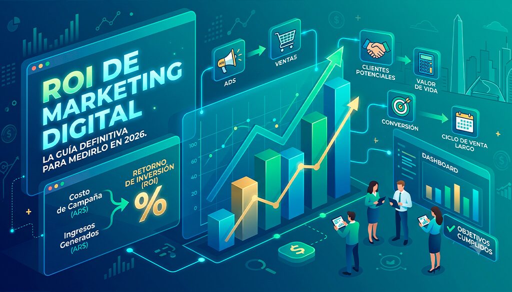 ROI de marketing digital: guía definitiva 2026