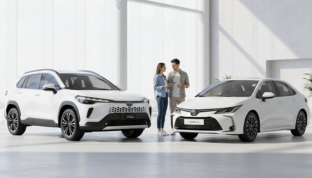 Marketing digital para concesionarias: por qué el 95% de tus ventas ya se cierran online (y tu equipo comercial no está preparado) 2 Marketing digital para concesionarias - clientes toyota corolla y toyota corolla cross